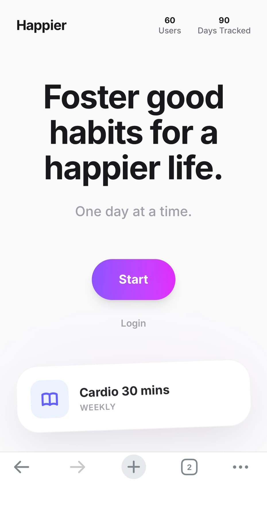 Happier screenshot 1